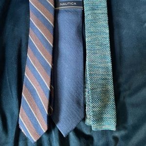 Lot of 3 ties. Nautica, Tallia, Original Penguin. Great pre-owned condition.